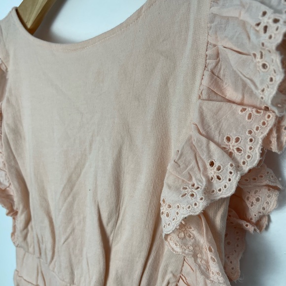 Louis Louise Angia Jersey Romper Pale pink, 4Y - Picture 2 of 7